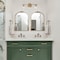 Designers Fountain Haven 24 in. 3-Light Old Satin Brass Vanity Light with Clear Rippled Glass Shades for Bathrooms D309M-3B-OSB - alternate 8